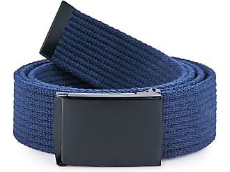 Ladeheid Cintura Uomo in tessuto P10 (Blu Marino-Nero, 120 cm (Lunghezza totale 130 cm))