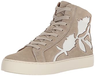 Frye Womens Lena Flora High Sneaker, Cement, 6.5 M US