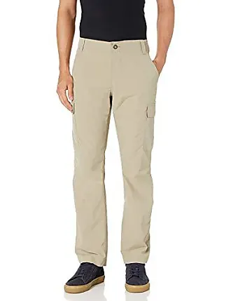 Essentials Men's Straight-Fit Stretch Cargo Pant Black Size 34W X 34L