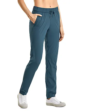 CRZ YOGA 4-Way Stretch Golf Pants for Women Tall 31, Travel Casual  Sweatpants Lounge Workout Athletic Trousers with Pockets