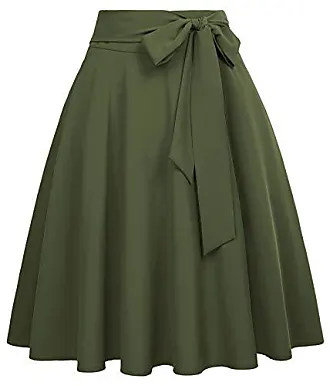 Belle Poque Jupe mi longue pour femme Stretch Jupe crayon Coupe ajustee Vert armee. XXL des 46 24 sur Stylight