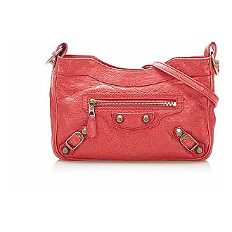 red balenciaga purse