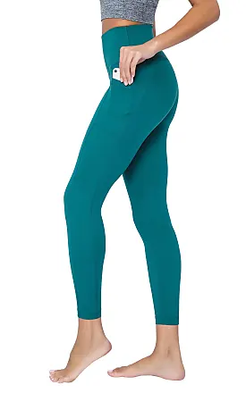 Yogalicious Lux High Waist Side Pocket Ankle Legging - Mulberry - XL 