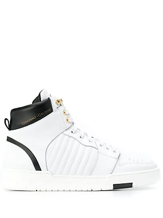 Giuliano Galiano high-top sneakers - men - Calf LeatherRubber/Calf Leather - 43 - White