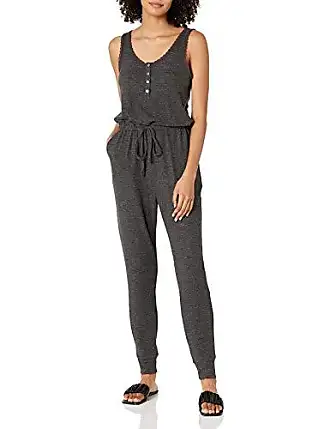 Lucky Brand womens Sleeveless Square Neck Jumpsuit