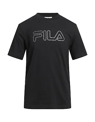 Tees for men  Summer fila black t-shirt for men 