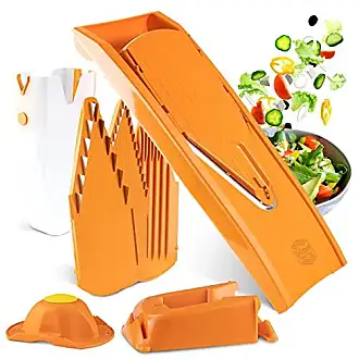 Börner V5 PowerLine Mandoline Slicer Professional Set (7 pcs.) • V-Slicer  Cutter for Fruit and Vegetables + Accessories • 8 Cutting Options • Kitchen