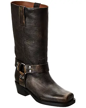 Dakota Metallic Leather Cowboy Boots in Silver - Paris Texas