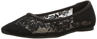 Penny Loves Kenny Womens Knot FL Ballet Flat, Black lace, 9 Medium US