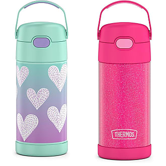 Thermos FUNtainer Disney Princess Bottle With Straw, Purple, 12