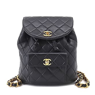 CHANEL Pre-Owned 1995 Triple CC Leather Backpack - Farfetch