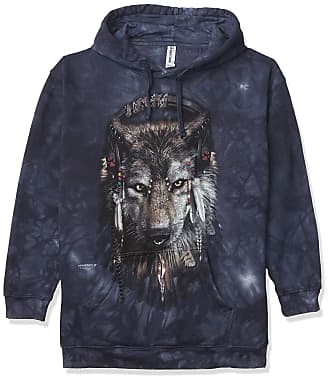 Wolf Wolves "DJ FEN" Face The Mountain Pullover Hoodie Sweatshirt Jacket S-2XL