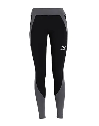 PUMA Womens Modern Sports 78 Shiny Leggings Casual Comfort Technology -  Black