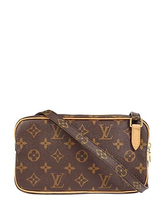 Louis Vuitton Pre-owned Women's Synthetic Fibers Clutch Bag - Brown - One Size