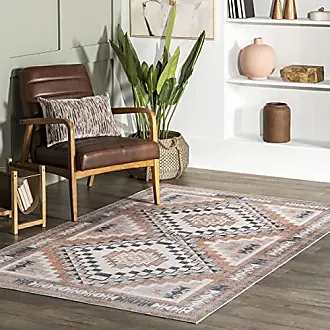 nuLOOM Asha Simple Border Indoor/Outdoor Accent Rug, 2x3, Light Brown