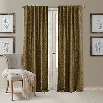 Athena Faux Crushed Silk Window Curtain and Scarf Set – Elrene Home Fashions