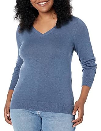 Essentials Women's Standard 100% Cotton Crewneck Sweater