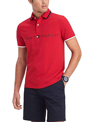 Men's Red Tommy Hilfiger T-Shirts: 130 Items in Stock | Stylight