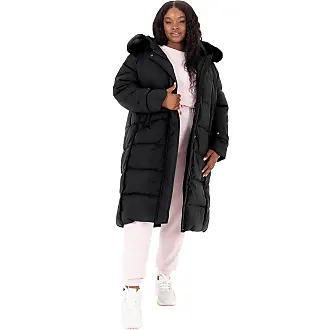 Lovedrobe Ladies Plus Size Winter Jacket for Women Coat Curve Black Size 16  : : Fashion