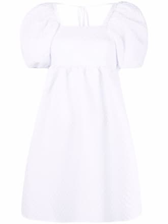 Cecilie Bahnsen Tilde puff-sleeved dress - women - Cotton/Polyamide/Polyester - 10 - White