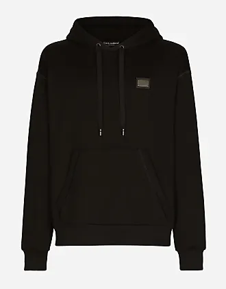 Dolce amp; Gabbana embroidered-logo pullover hoodie
