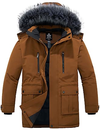 LUGOGNE Winter Jackets for Women Warm Big Fur Collar Hoodies Trendy Zip Long Sleeve Hooded Coat Thick Fleece Jacket 
