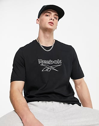 camisetas reebok hombre negro