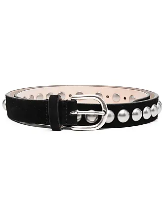10 CORSO COMO studded leather belt - Black