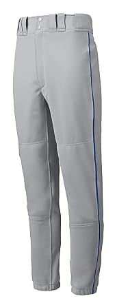  Mizuno mens Premier Piped Pant, Grey-black, X-Small US