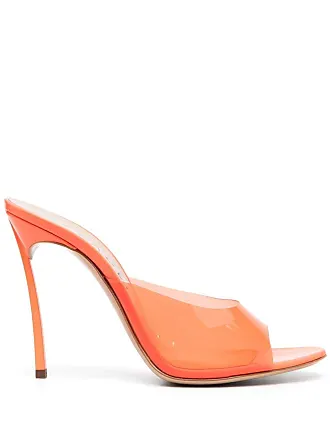 Casadei Geraldine patent-leather sandals - Orange