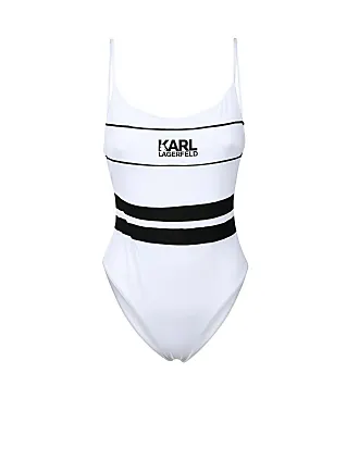 Karl Lagerfeld KL Monogram Bandeau Bikini Top