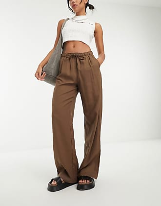 Bershka Cotton trousers with front pocket detail  136600404742