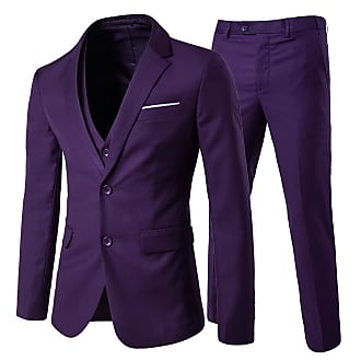 Buy Men Purple Textured Slim Fit Formal Three Piece Suit Online  759408   Peter England