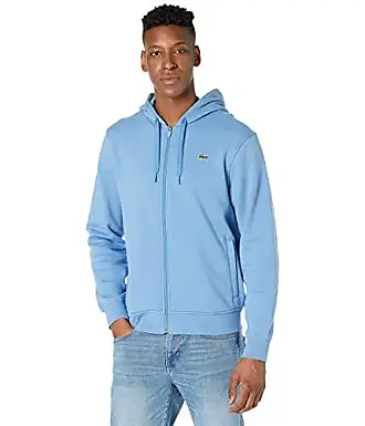 Lacoste mens Sport Long Sleeve Fleece Full Zip Hoodie Sweatshirt