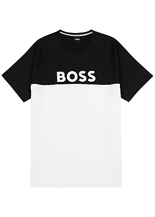 Mens black hugo boss t clearance shirt