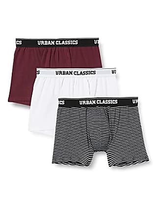 Urban Classics Boxer Shorts 3-Pack Unterhosen schw/gra Herren S-XXL drei Stück 