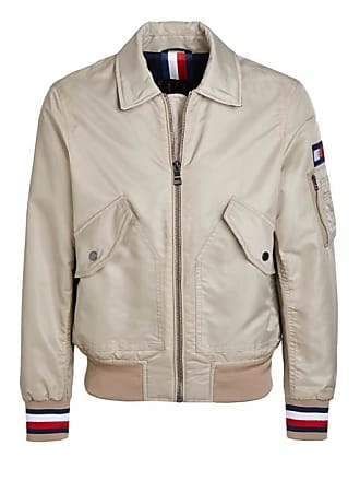 tommy hilfiger brown bomber jacket