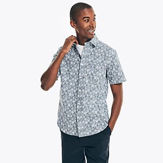 nautica mens short sleeve button down