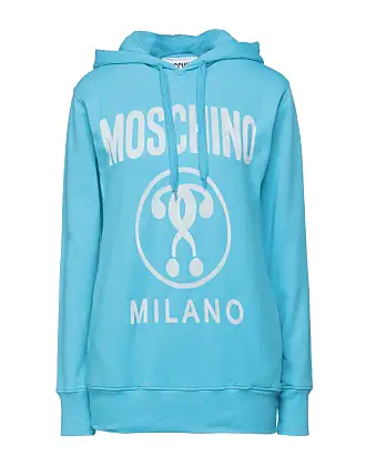 Blue moschino sweatshirt hot sale