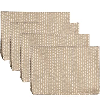 Tovaglia antimacchia in 100% cotone beige geometrico 140x240 cm CROSS BEIGE