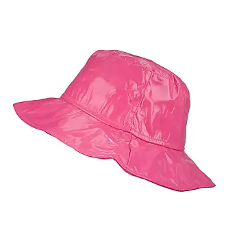 KARA: Pink Crystal Mesh Bucket Hat