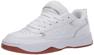 DC Mens Penza Skate Shoe, White/White/Gum, 11.5D M US