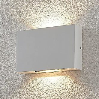 LED Wandleuchte Meredith Lucande Wandlampe Opalglas Wohnzimmer Schlafzimmer 
