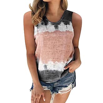 LEXUPE Women Tops Summer Comfortable Cool T-Shirts Casual Fashion Blouses Ladies Solid Vest Sleeveless Lace Tank Top Blouse T-Shirt 