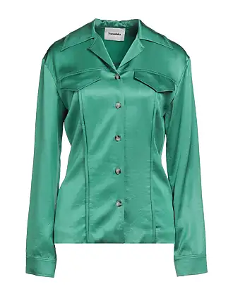 Green Women's Satin Blouses: Shop up to −89%