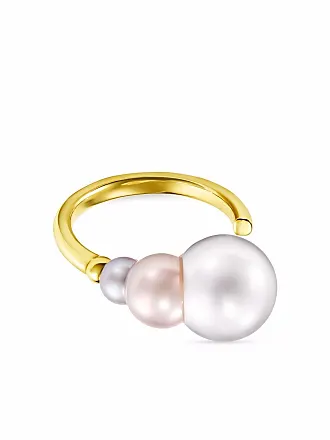 18kt yellow gold Cosmic Akoya pearl ring