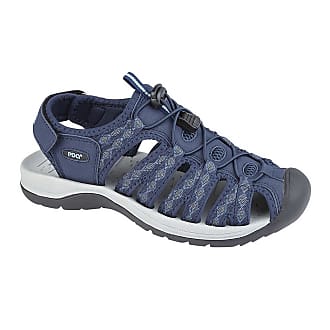 PDQ Mens Grey Orange Sports Adventure Walking Trail Sandal Shoes
