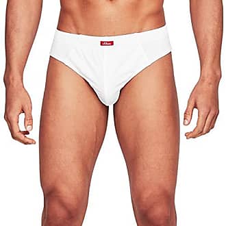 Herren Bekleidung Unterwäsche Boxershorts und Slips s.Oliver RED LABEL Slip aus Baumwolle im 3er-Pack in Weiß für Herren 