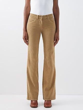 SOLY HUX Women's High Waisted Straight Leg Corduroy Pants Trousers with Pocket 