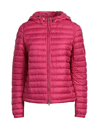 Lady's Winter Pink Essential Basic Quilted Bubble Jacket/Coat with